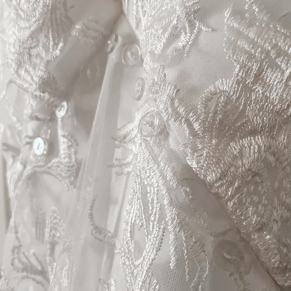 Size 4 Custom Mermaid Style Wedding Dress - Picture 6 of 14